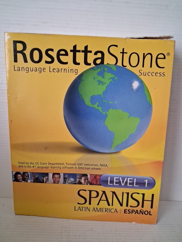 Rosetta Stone Spanish (Latin America) Level 1 Version 3 WIN/MAC CD-ROM