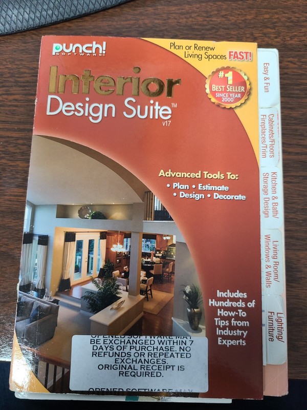 Encore Punch Interior Design Suite v17 Version 17 New in Box