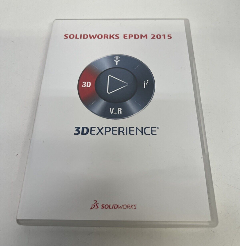 SOLIDWORKS 2015 3D Experience 2 Discs DVD 1 PDM, DVD 2 SQL 2014 NO SERIAL/CD KEY