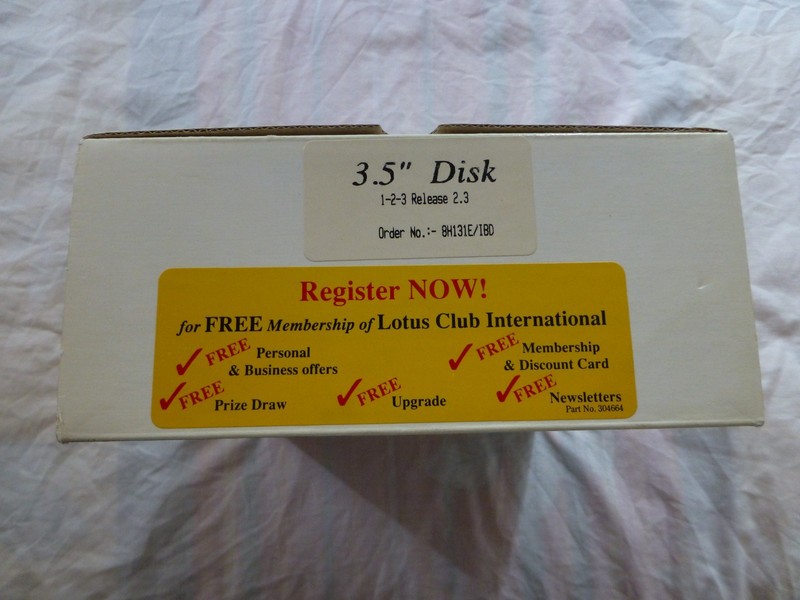 Lotus 1-2-3 Release 2.3 for DOS plus Greek support disk - RARE & VINTAGE! gallery