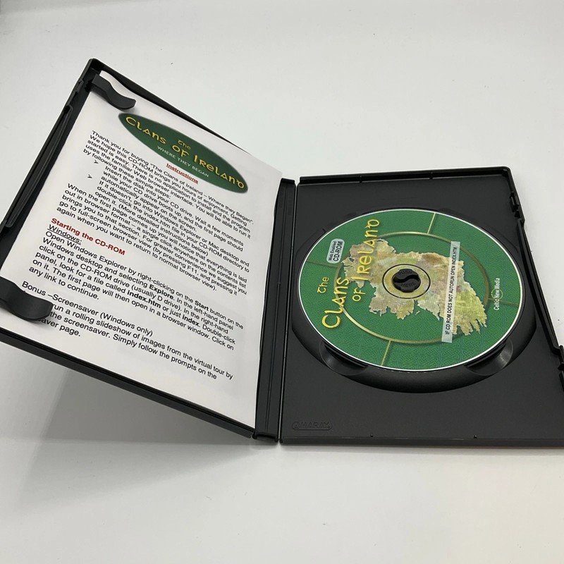 THE CLANS OF IRELAND: Where They Began PC CD-ROM Irish Heritage gallery