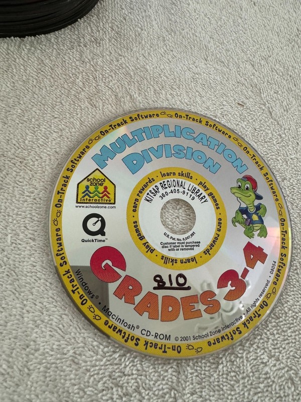 Multiplication Division – 2001 School Zone Windows/Macintosh