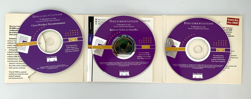 Cisco Systems Documentation 3 CD Set Enterprise Series Reference Vintage gallery