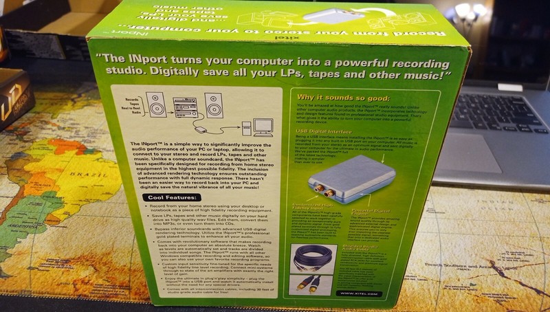 NEW XITEL INPORT ANALOG TO PC AUDIO RECORDING ADAPTER LPs TAPES STEREO gallery