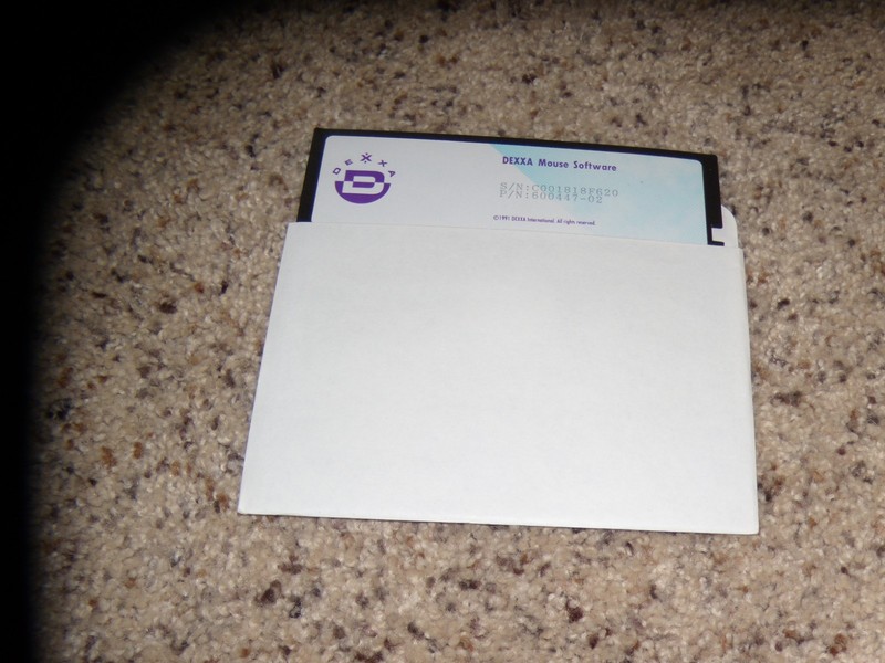 DEXXA Mouse Software S/N: C00181F20 P/N:600447-02 on 5.25″ disk Mint