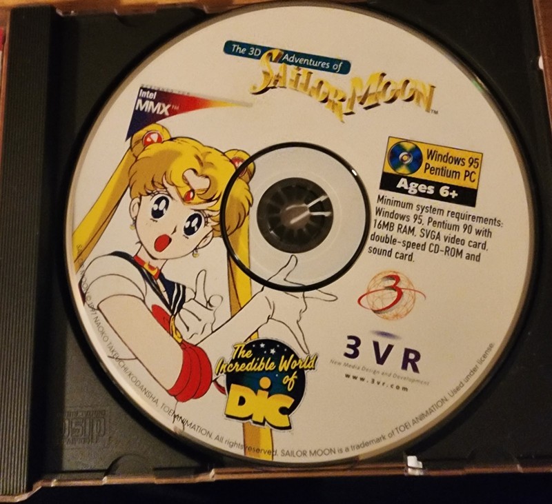 Sailro Moon Vintage 1979 Rare 3d Adventure Cd Shipped From U.S.A gallery