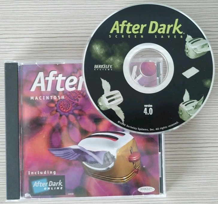 VTG Macintosh After Dark 4.0 Screensaver (Berkeley, CD-ROM Windows 95/Mac, 1996)