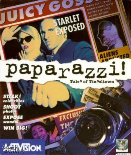 Paparazzi! Tales of Tinseltown PC CD take hot celebrity pictures for money game!