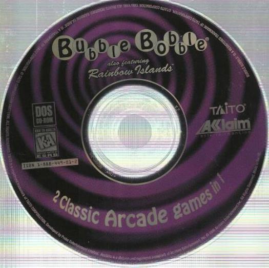 Bubble Bobble w/ Rainbow Islands PC CD DOS classic platform puzzle arcade game!