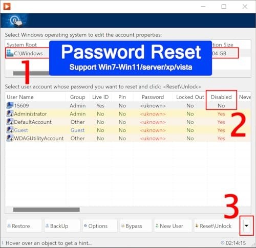 64GB Bootable USB Drive 3.2 for Windows 11/10/8.1/7, WinPE, Password Reset, UEFI gallery