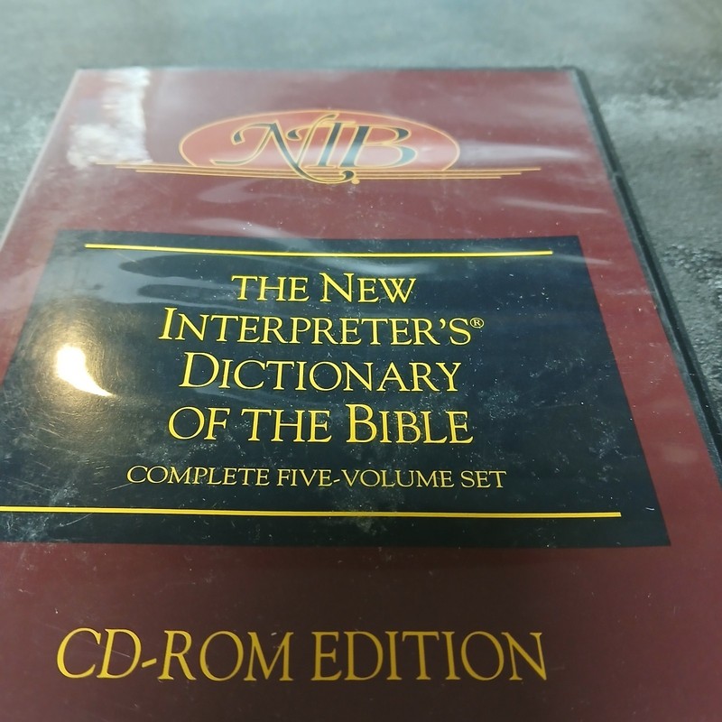 NEW INTERPRETER'S DICTIONARY OF THE BIBLE Complete 5 Vol Set CD-ROM USED gallery