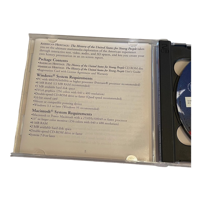 American Heritage The History Of The United States For Young People PCGame 2Disc gallery