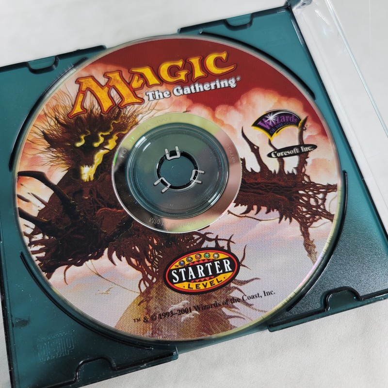 Magic the Gathering Starter Level Disk (PC, 2000) CD-ROM Game Disc Only gallery
