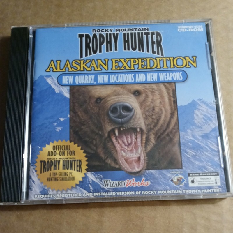 Rocky Mountain Trophy Hunter Alaskan Expedition PC CD animal hunting game