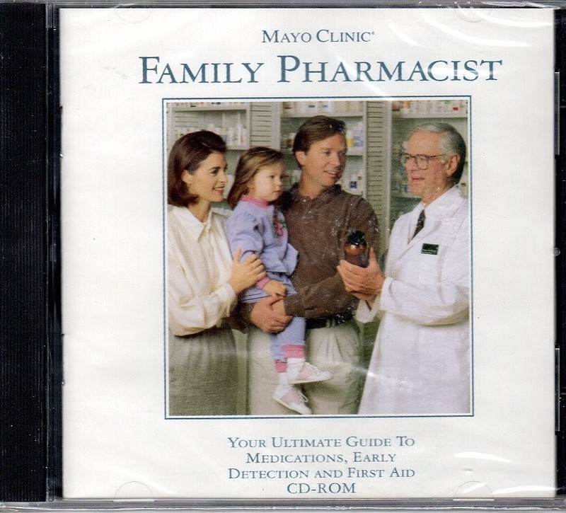 Mayo Clinic Family Pharmacist (PC-CD-ROM, 1994) for Win/DOS – NEW in Jewel Case