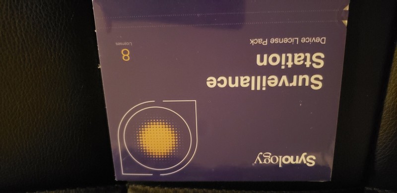 Synology 8-Camera License Key for Surveillance Station (CLP8)