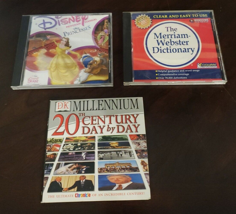 Windows 95 CD-ROM Software Bundle 20th Century Day by Day Funky Formats