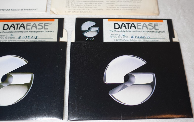 Dataease 1984 Software Solutions Information System Vintage Computer Software gallery