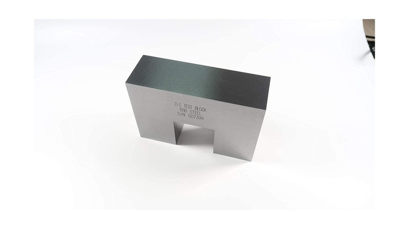 AWS-DS Sensitivity Distance Calibration Block UT Block 1018 Steel with Certif... gallery