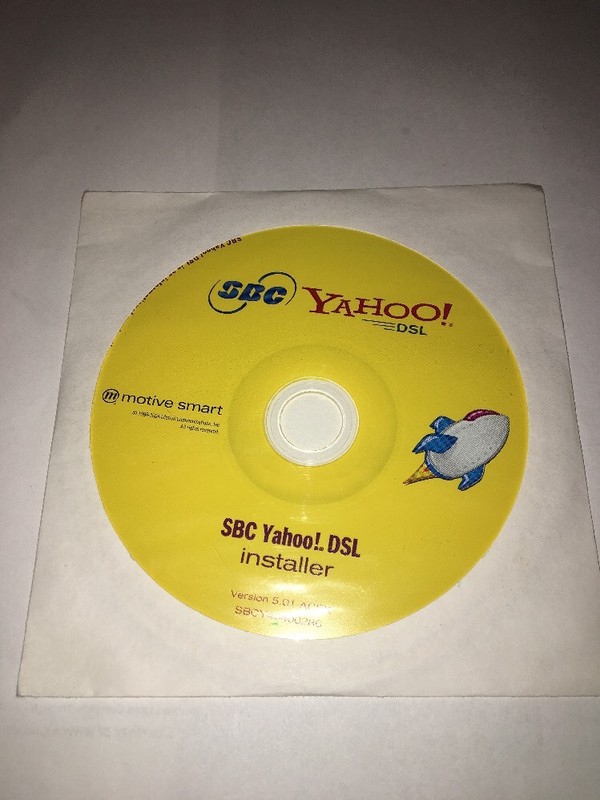 SBC Yahoo! DSL Installer Version 5.01-ACSX-SBCY40400286 By Motive Comm-CD NEW