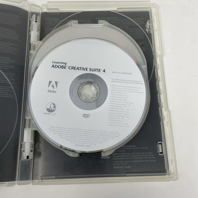Adobe Creative Suite 4 CS4 Design Premium MacOS Used NO Serial # Activation Code gallery