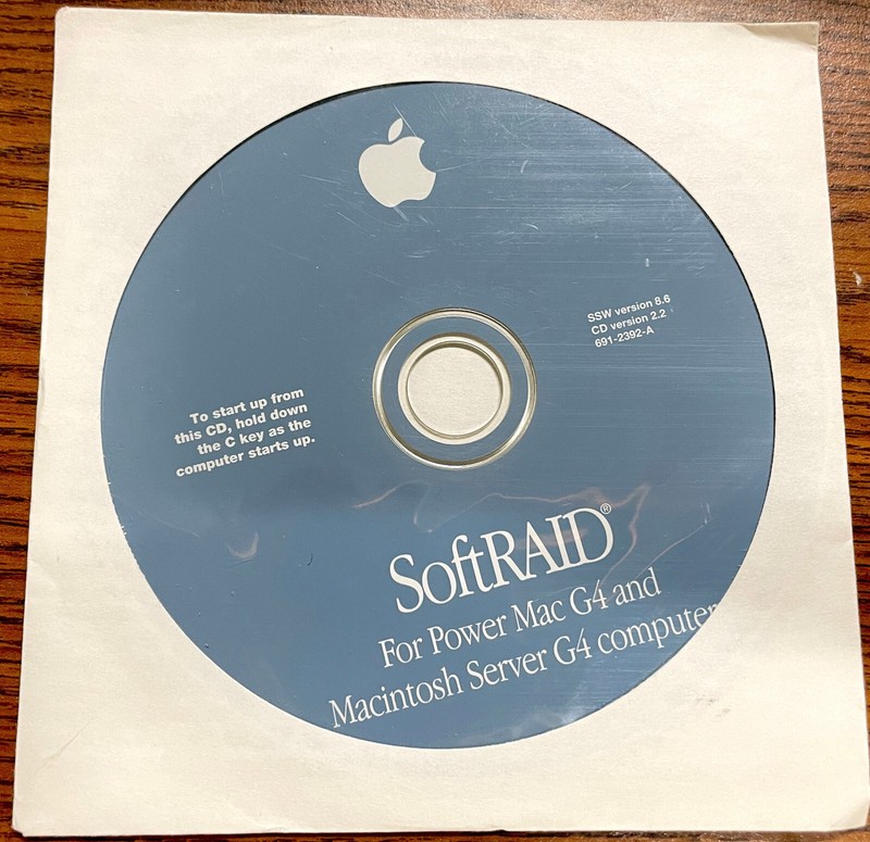 Vintage Apple Softraid for power mac G4 – Sealed