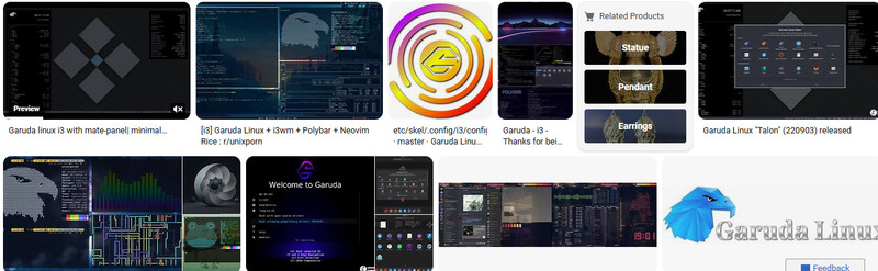 garuda linux i3 DVD or A-USB Live boot key canada usa puerto rico