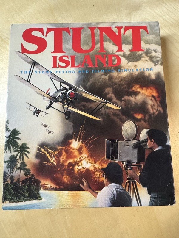 Disney Stunt Island Computer Game PC Vintage 1992
