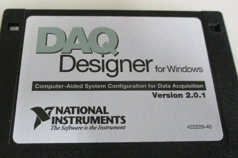 DAQ Designer - Floppy Disk - Version 2.0.1 - National Instruments - Software gallery