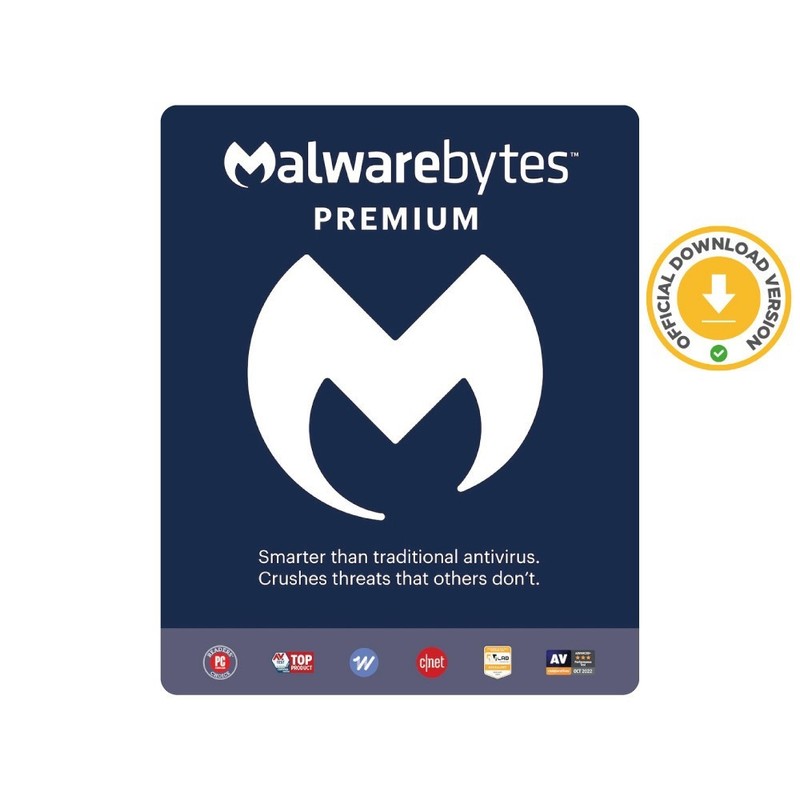 Malwarebytes Premium 2026 | 1 Year 1 Device | Antivirus | Download
