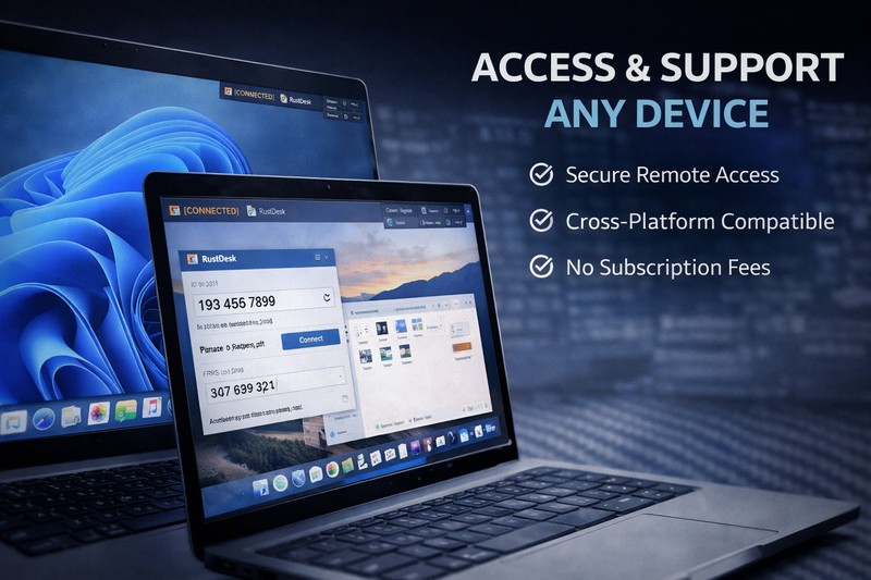 RustDesk Remote Desktop USB | Secure PC Access Tool | Open Source Kit gallery