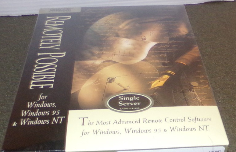 Remotely Possible 4.0 for Windows on Single Server by Computer Associates NEW