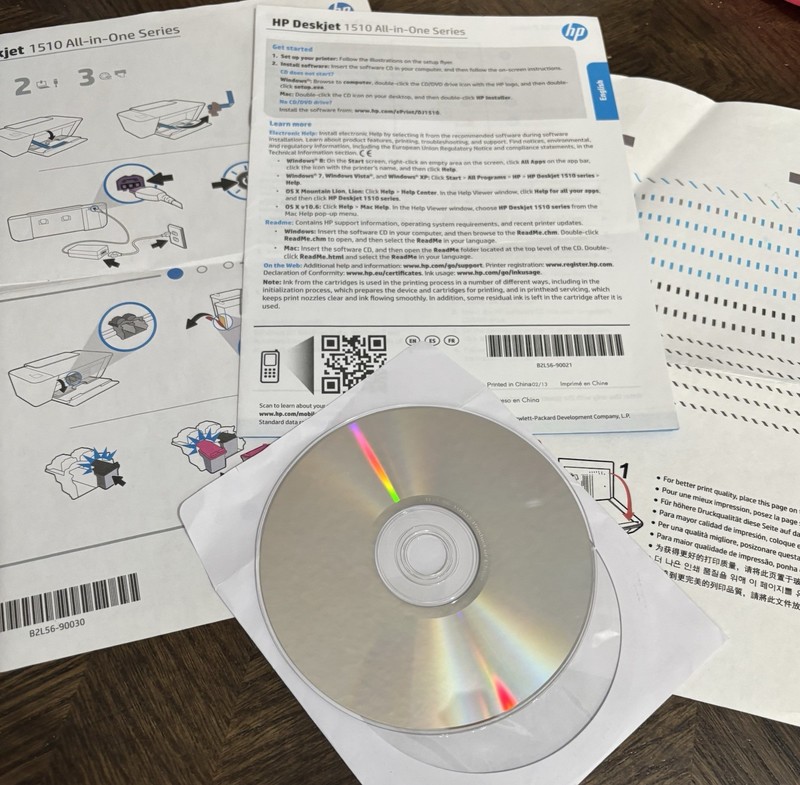 HP Dealer 1510 Set Up Instructions, CD-Rom, Windows & Mac ( inst. & CD only) gallery