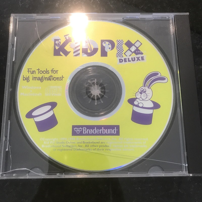 Kid Pix Deluxe CD ROM PC Mac