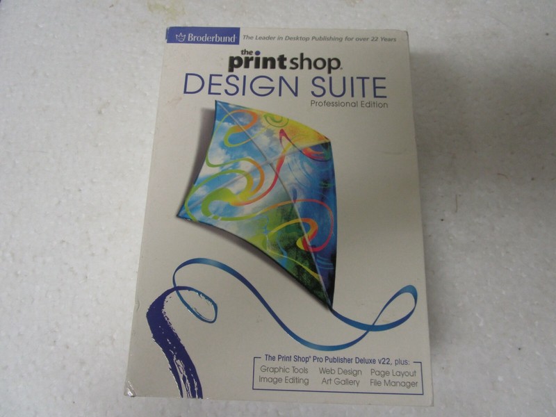 The Print Shop Version 22 Design Suite Professional Edition Broderbund