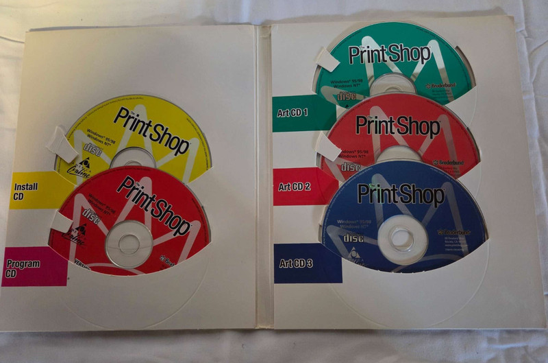 Broderbund The Print Shop Version 10 5 CD Set for Windows 95/98/NT gallery