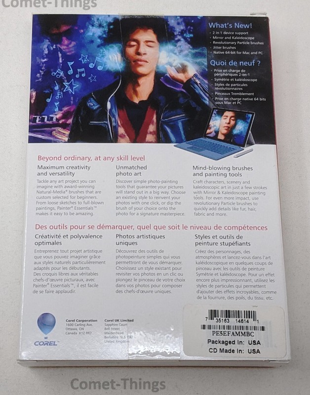 Corel Painter Essentials 5 - Windows 7/8.1 MAC 10.9/10.10 DVD NEW ! gallery