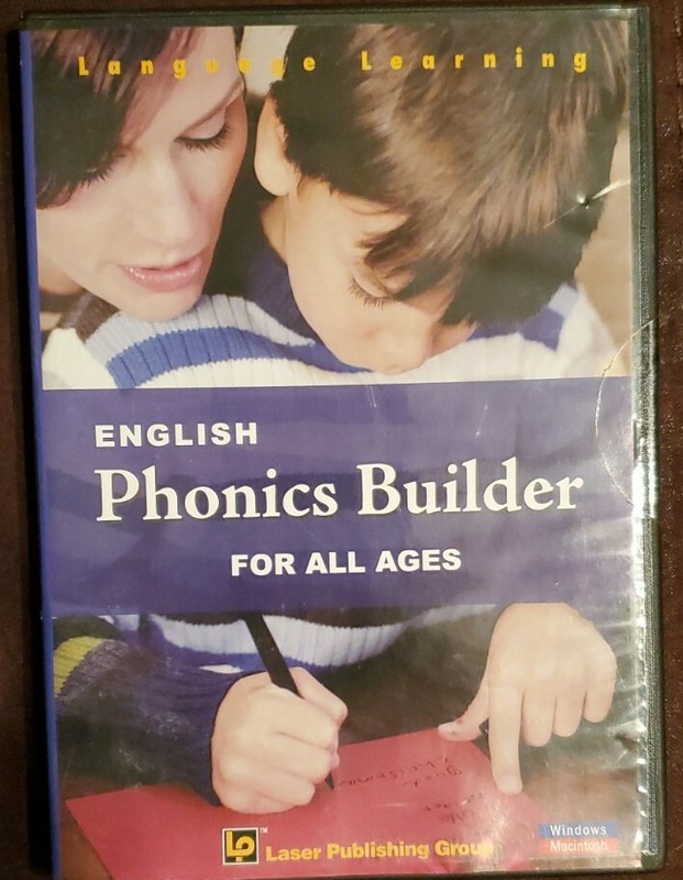 English Phonics Builder All Ages PC CD-ROM LP Laser Publishing Windows MAC OS