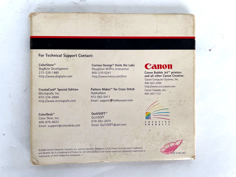 Canon Creative CD ROM For Windows Stationery, certificates, Brochures, T-shirts gallery
