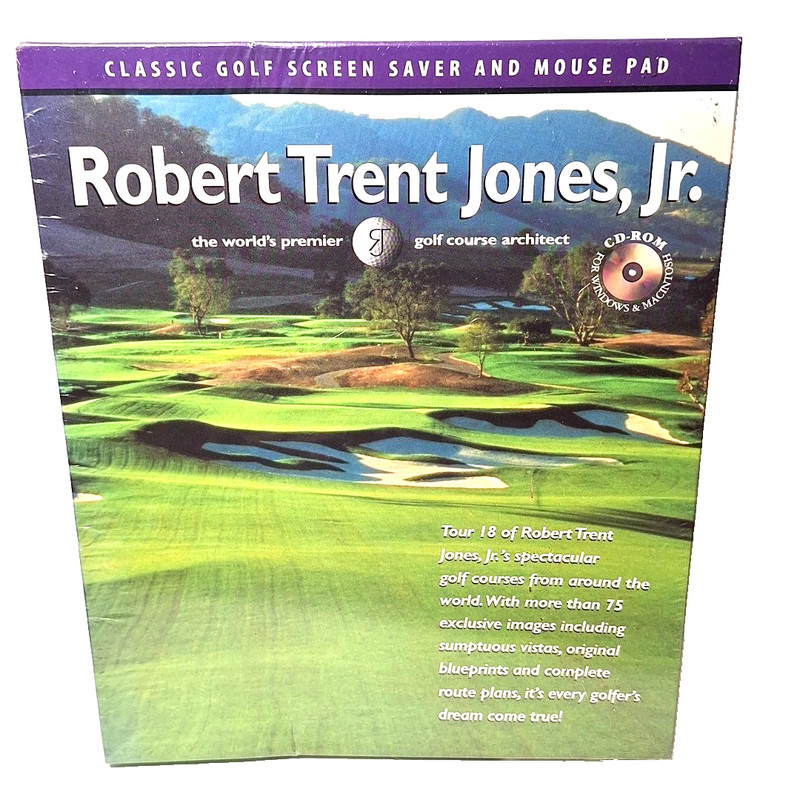 Robert Trent Jones Golf CD ROM Windows 95 98 & Mac Course Design Software 1999