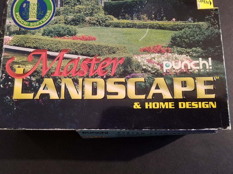 Punch Master Landscape & Home Design PC CD garden plants deck layout plans tools gallery