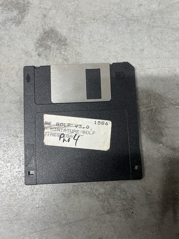 Vintage “Miniature Golf v3.0” 3.5” Floppy Disc Game