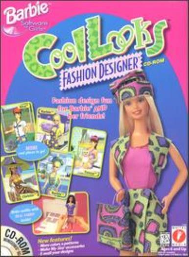 Barbie Cool Looks Fashion Designer PC CD girls outfit clothes dress dolls game!