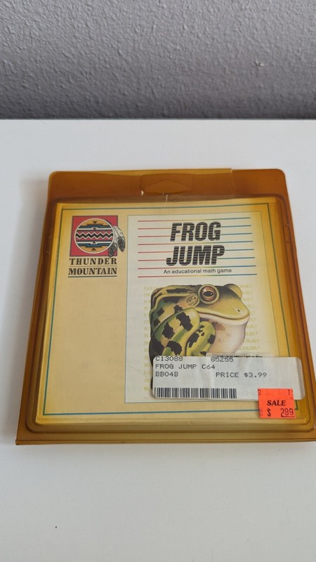 LOT OF 4 COMMODORE 64 Thunder Mountain Titles-Frog Jump, Space Journey Star Maze gallery