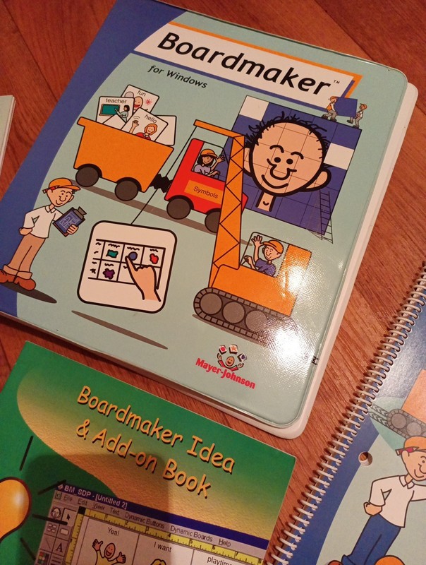 Boardmaker Windows Bundle Tutorial CD, Guides & Idea Books Binder (No Software) gallery