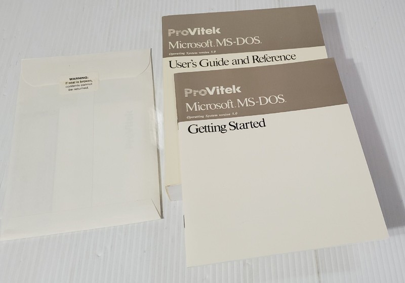Original Microsoft MS-DOS 5.0 Operating System Version 5 on 5.25" gallery
