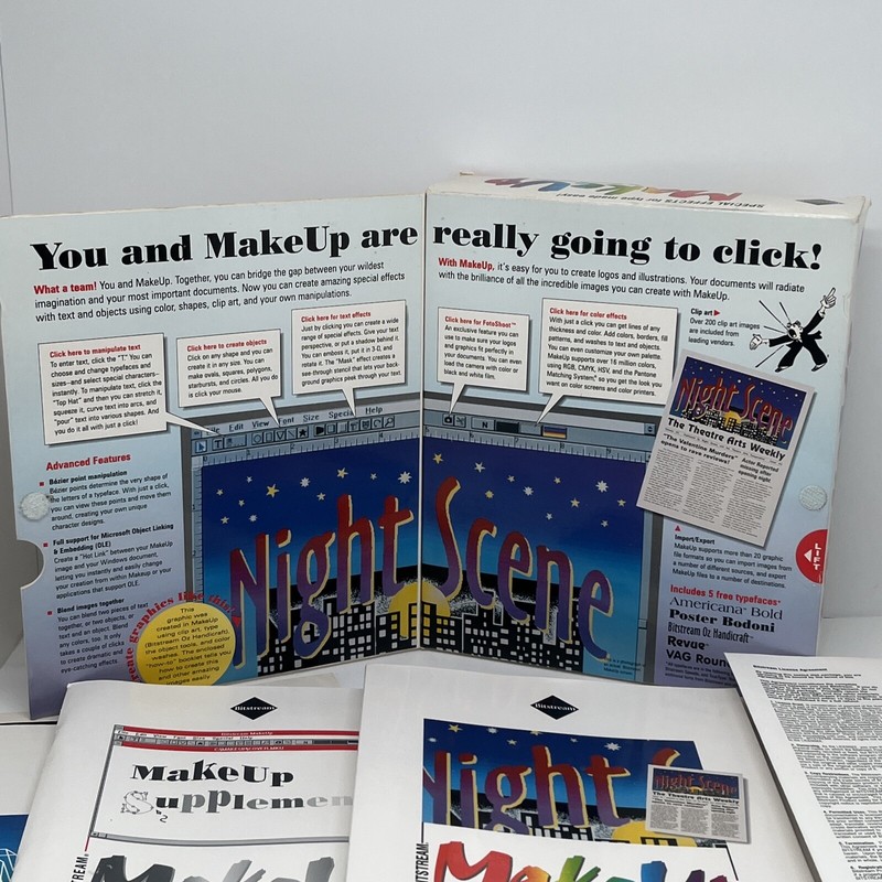 Bitstream Make Up For Microsoft Windows Special Effects For Type Made Easy 1992 gallery