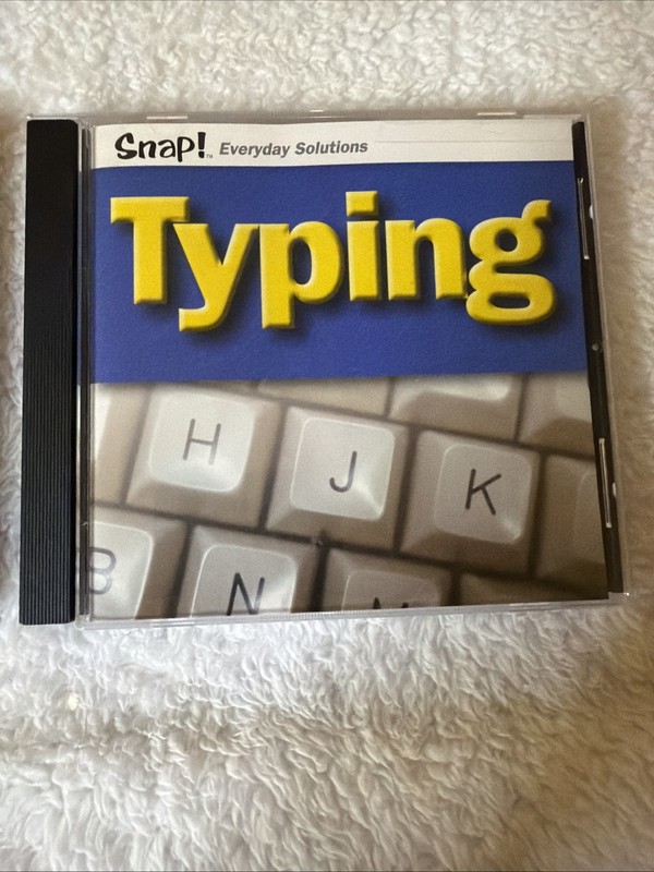 Typing PC CD ROM Snap! Vtg Keyboard Sleeve IBM Compatible WIN gallery