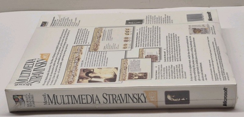 1993 Microsoft Home Multimedia Stravinsky Musical Exploration Sealed In Box gallery