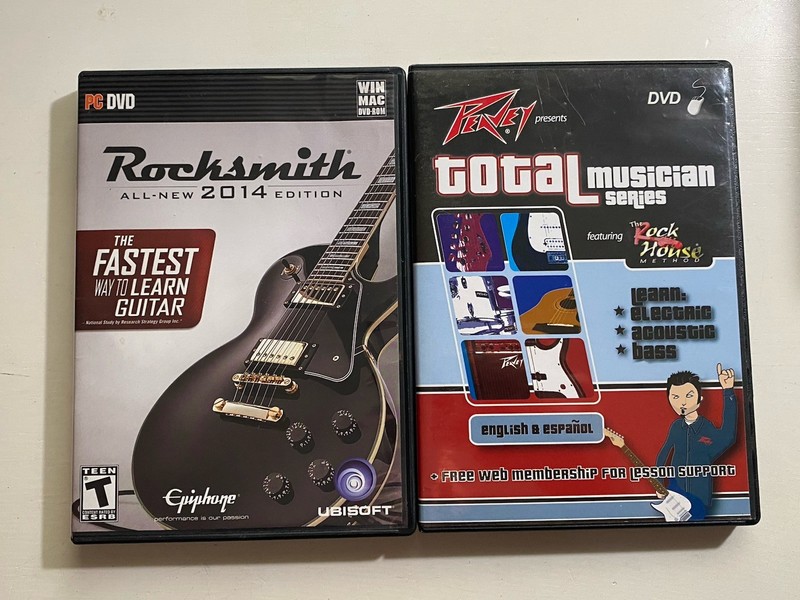 Ubisoft Rocksmith 2014 Edition DVD for PC/Mac + Peavey Total Musician DVD (2)